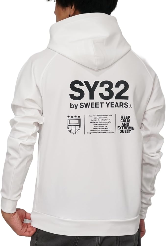 Amazon.co.jp: SY32 マルチロゴ プリント ジップパーカー メンズ Amazon.co.jp: SY32 マルチロゴ プリント ジップパーカー メンズ